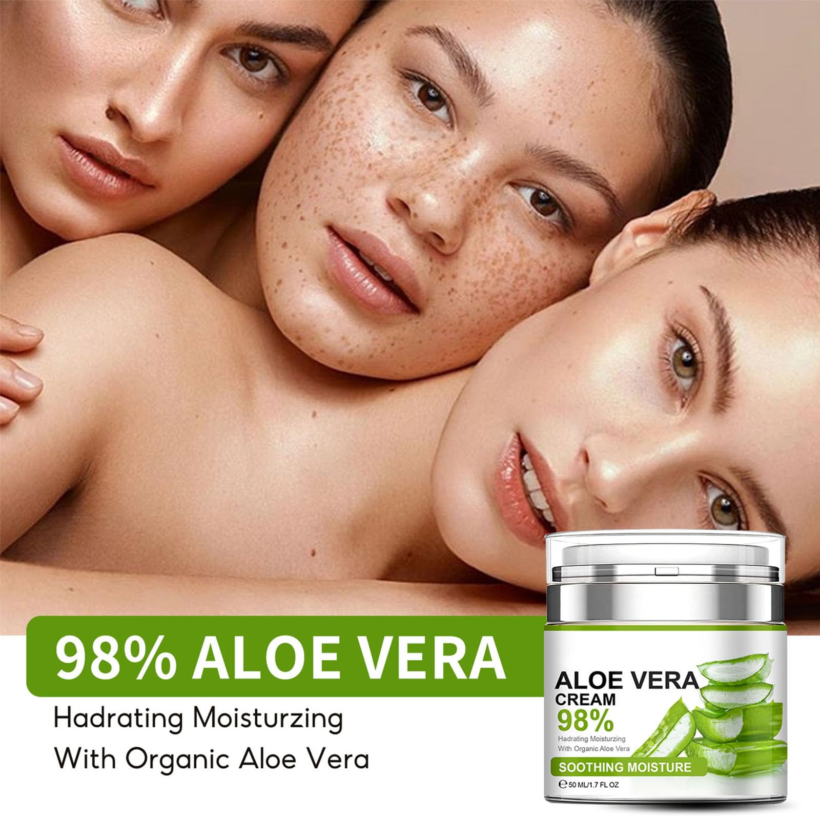 Textura no grasa de Grospe Aloe Vera para aplicación rápida en rostro