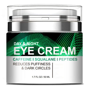 Grospe crema de ojos con cafeína y tapa sellada para hidratación duradera.