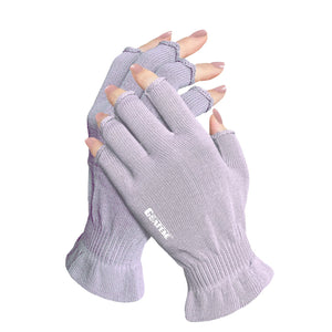 Guantes GSAFEME de algodón con dedos libres para usar pantallas táctiles sin quitarse
