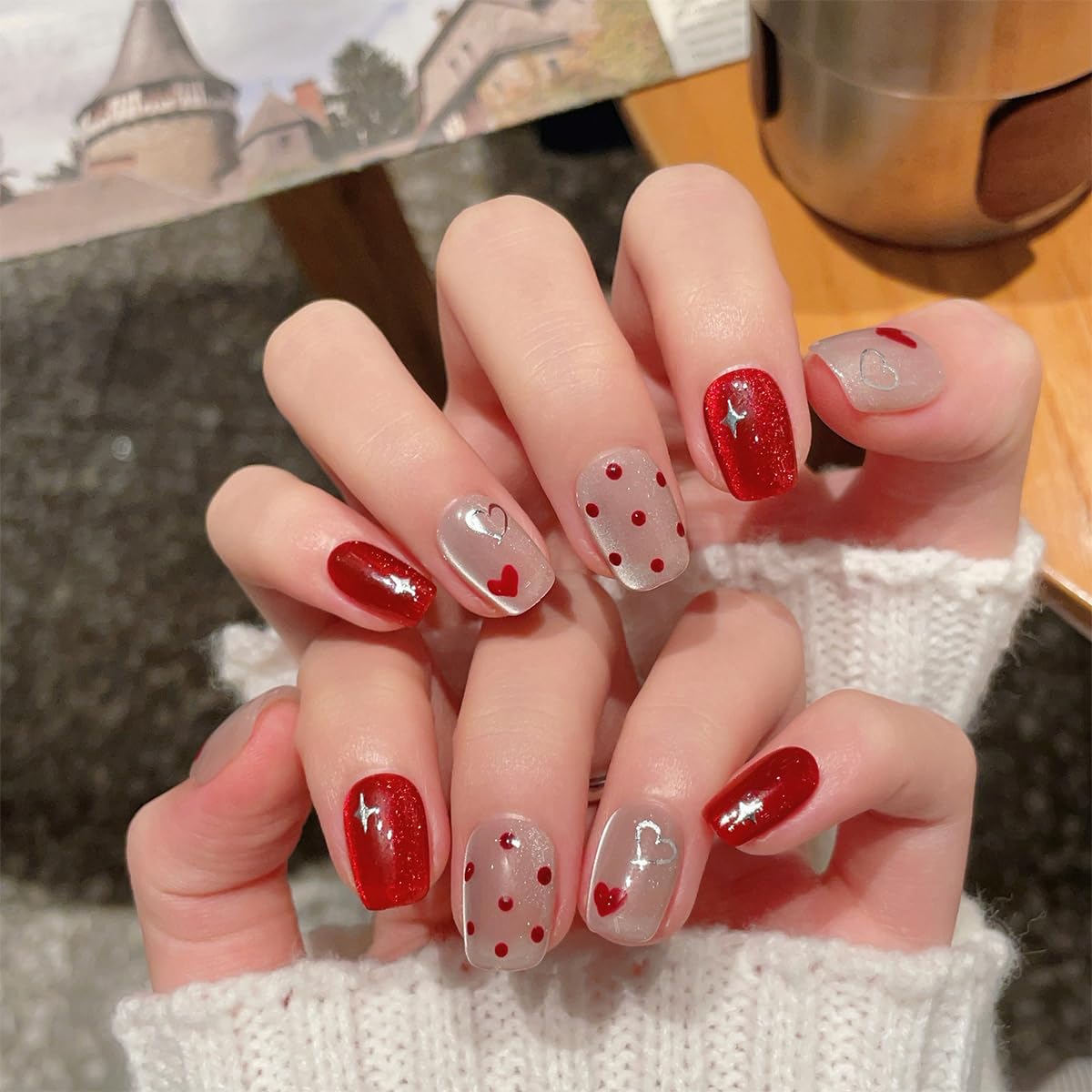 Guaccb forma cuadrada corta para ajuste cómodo en todas las uñas