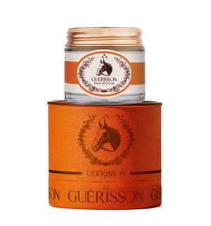 GUERISSON 9 Complex crema de aceite de caballo en envase, hidratación lista para diario.