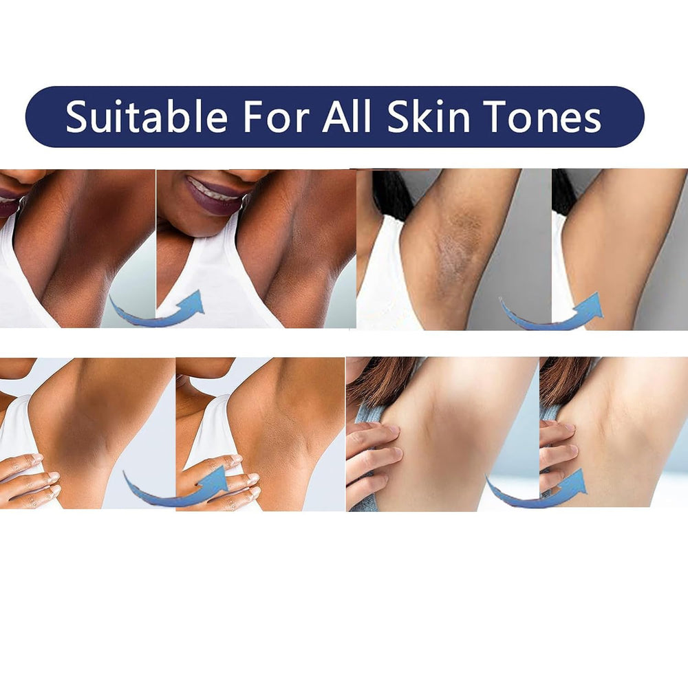 Crema Gukei para axilas, tono uniforme y agradable.
