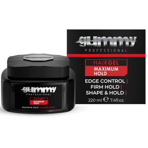 Gummy gel de pelo profesional: fijación duradera para peinado liso