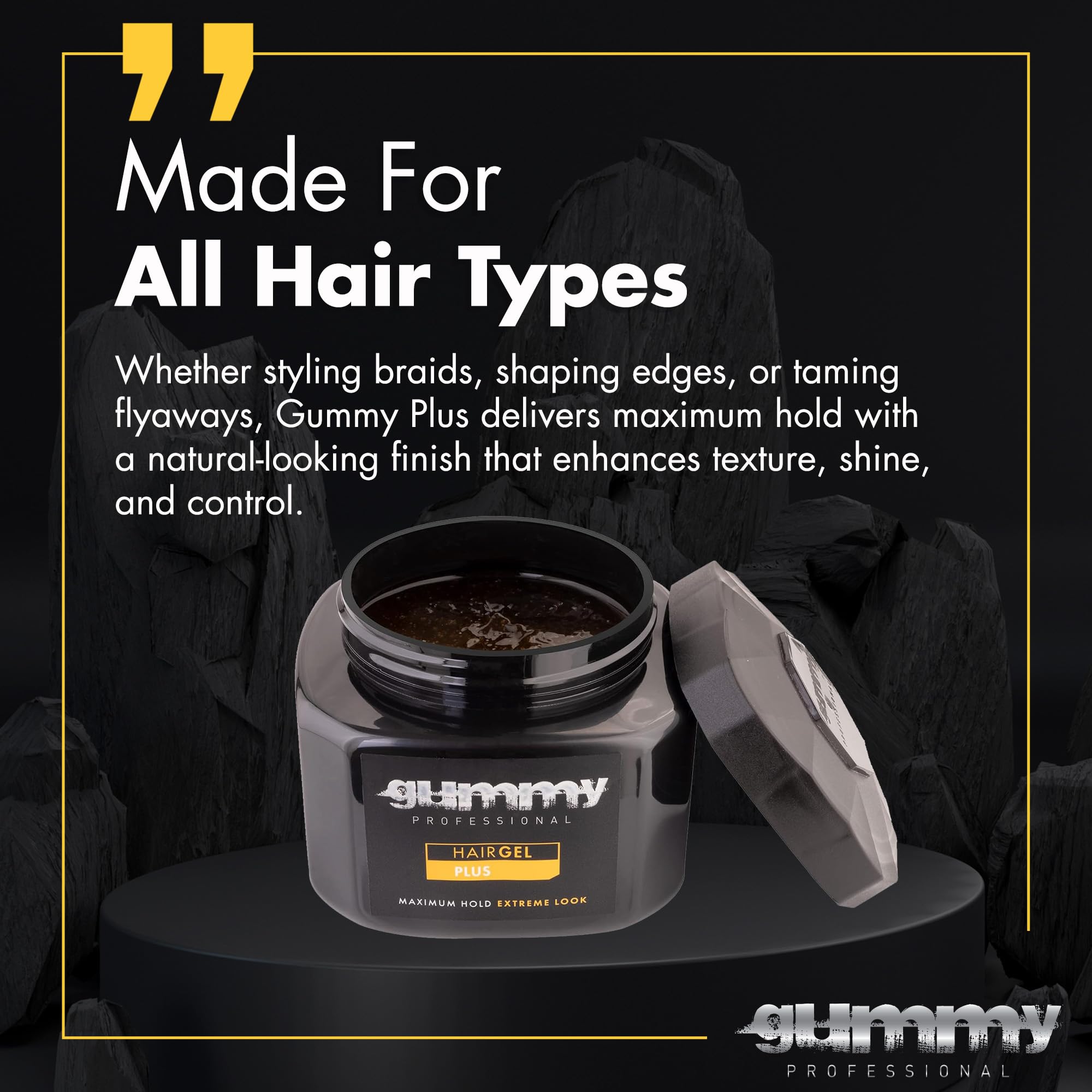 Gummy Professional Plus fijador capilar aporta brillo y suavidad sin rigidez