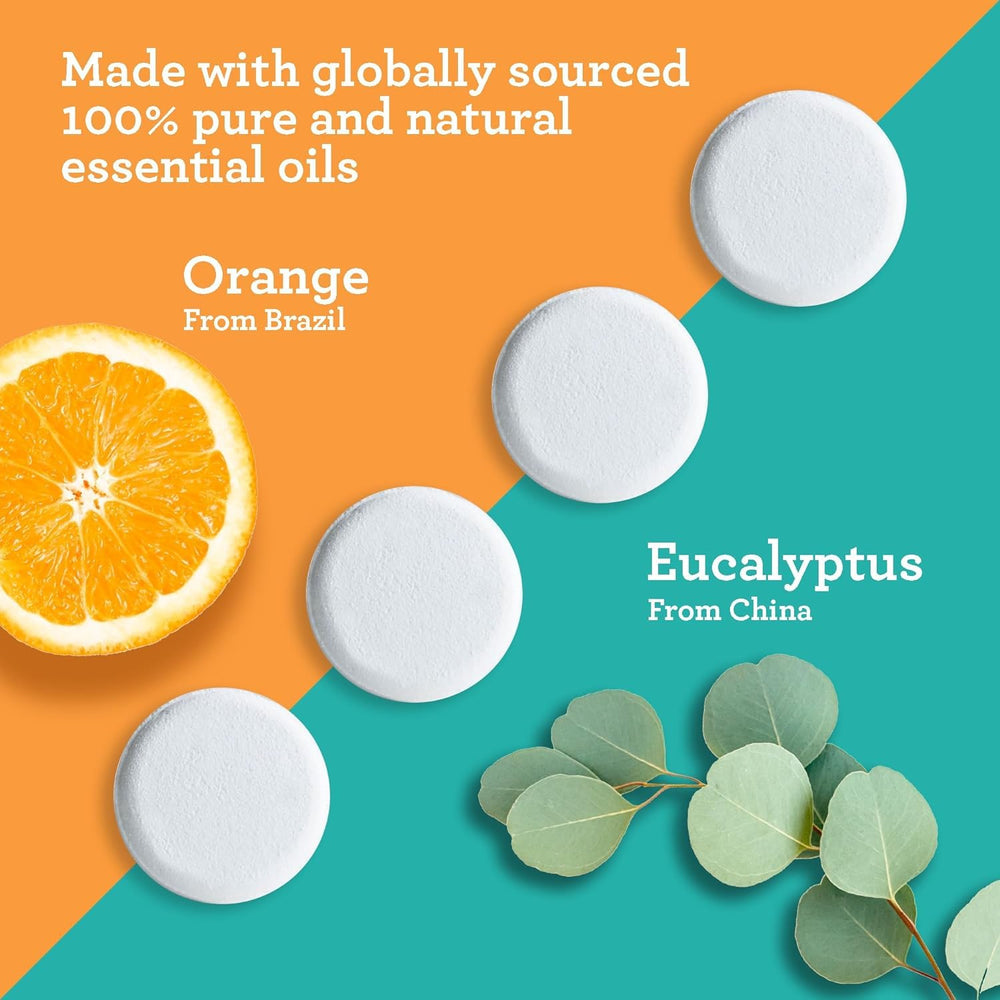 GuruNanda Uplift, aroma de naranja para elevar el ánimo durante la ducha.