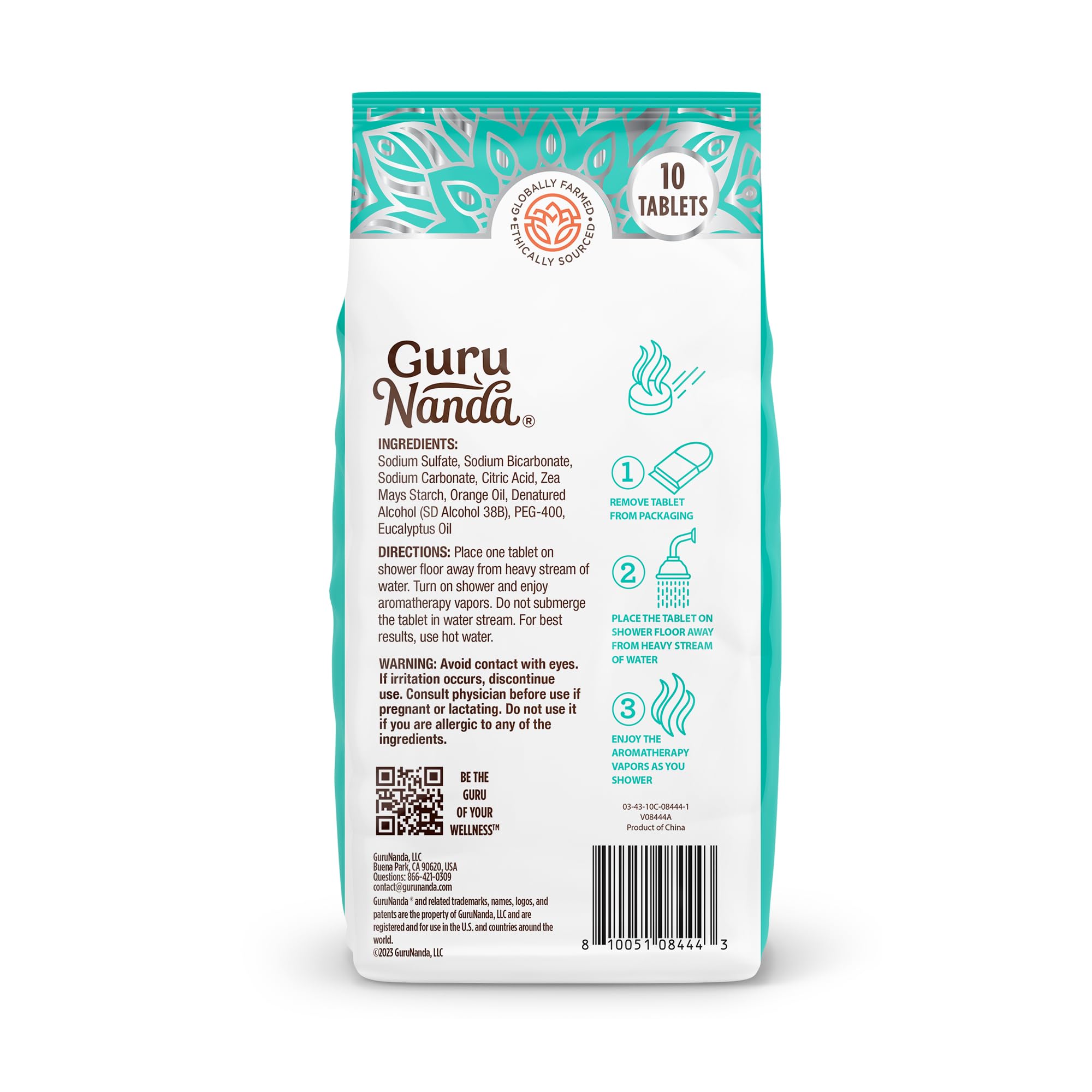 GuruNanda Uplift, empaque en Estados Unidos para regalo seguro y confiable.