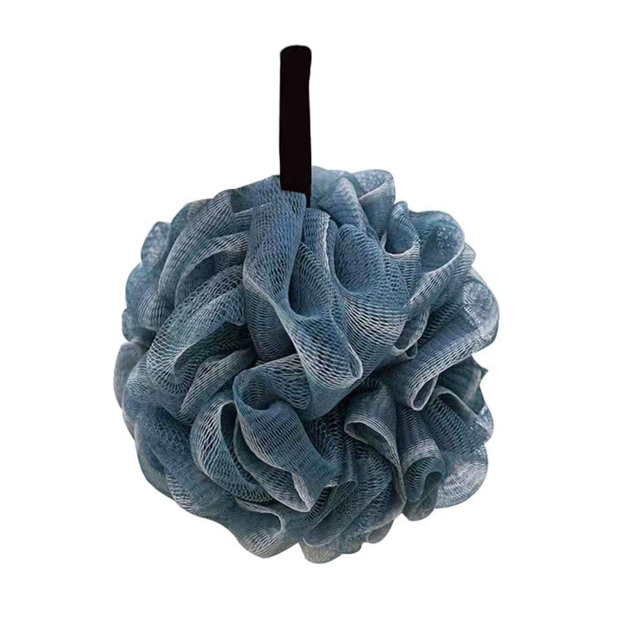GXBTOPGO esponja de baño azul para exfoliar y generar espuma durante la ducha