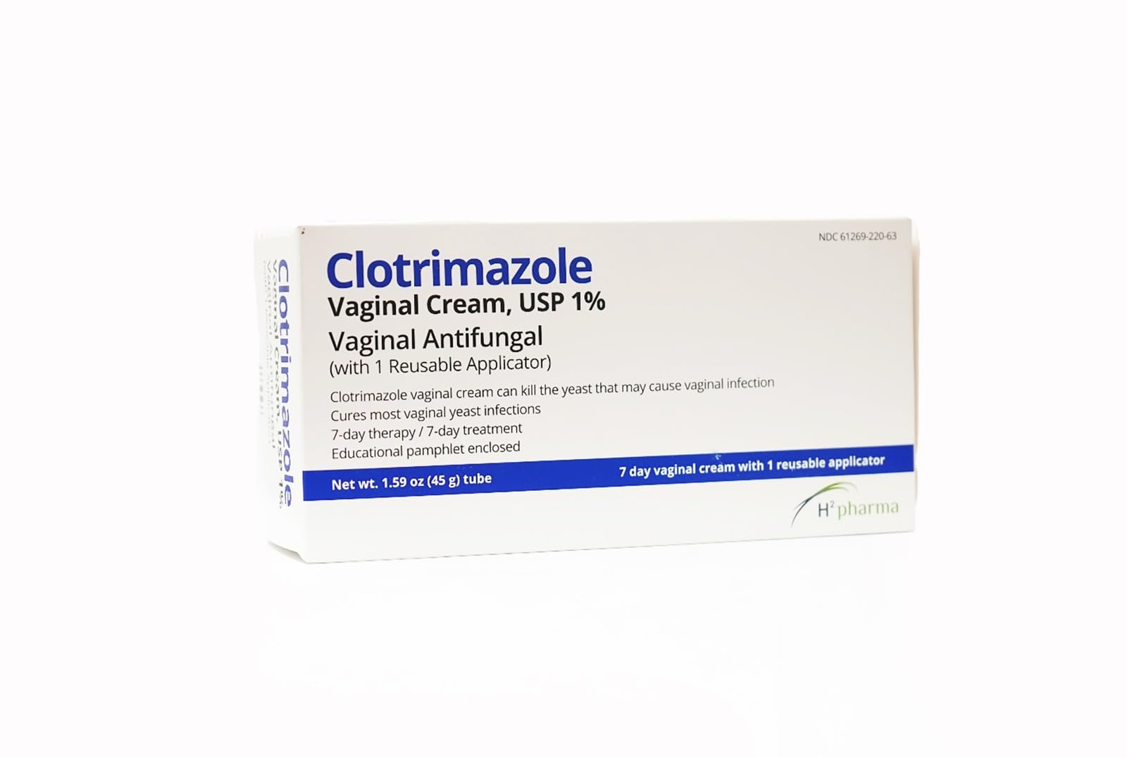 Crema Clotrimazol de H2 Pharma para uso externo.