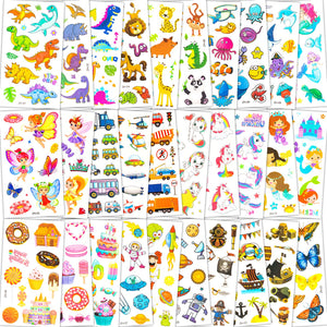 Habett tatuajes para niños espacio; diseño vibrante para fiestas y juego.