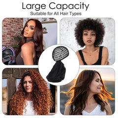 HaiFafafaing wrap cap seda doble capa interior satinado mantiene humedad