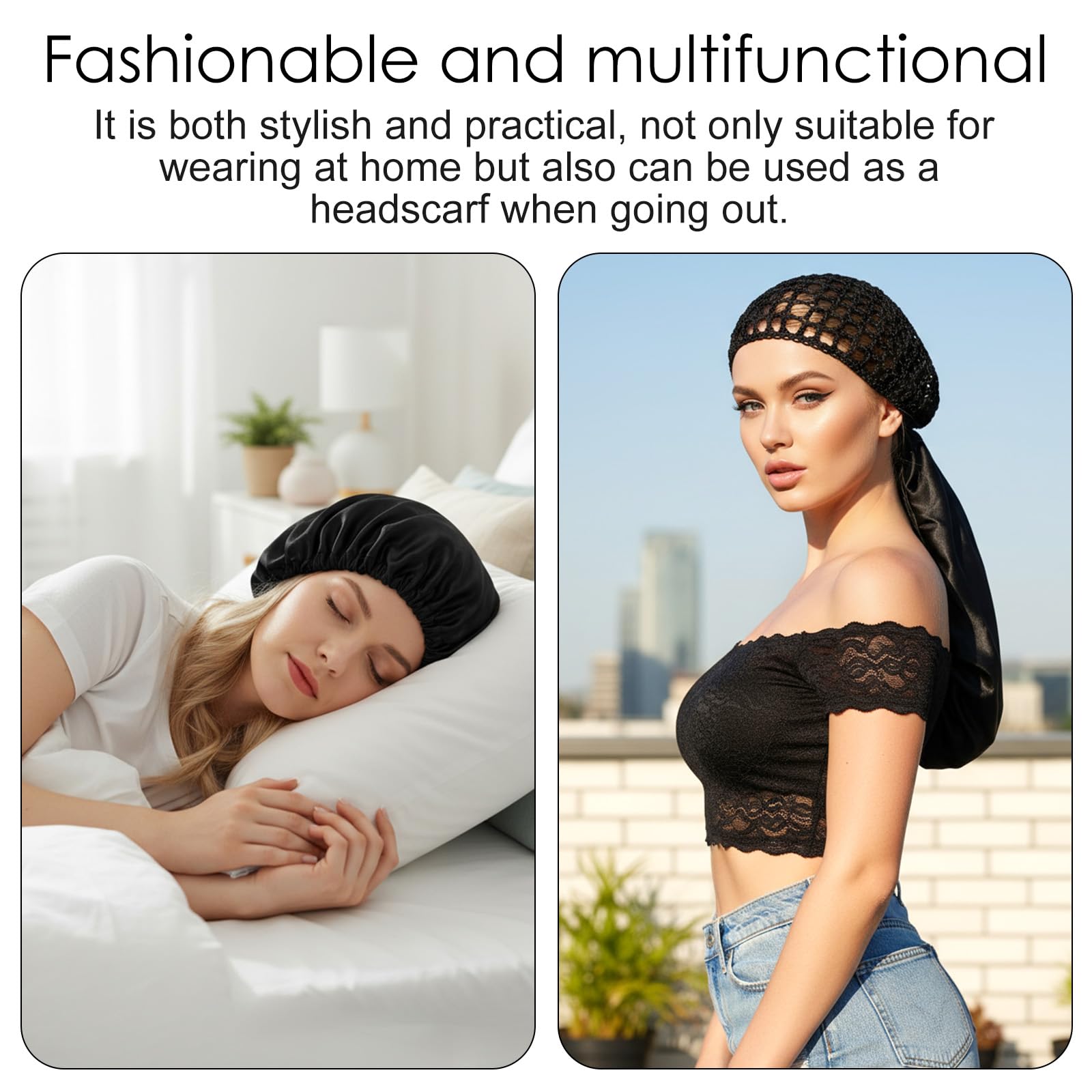 HaiFafafaing wrap cap reversible dos estilos distintos en uno