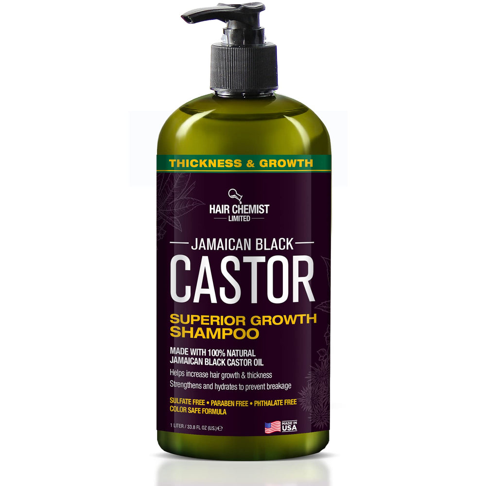 Hair Chemist champú jamaicano para crecimiento capilar en botella grande