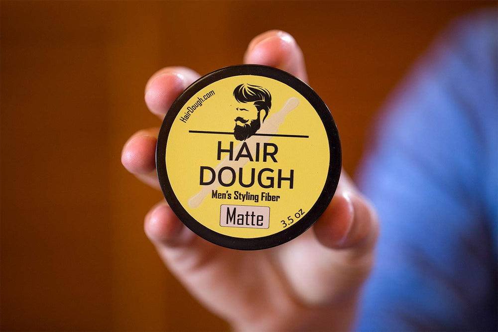 Hair Dough sin residuos para estilo discreto y duradero.