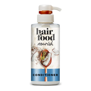 Acondicionador Hair Food en botella con leche de coco chai para cabello suave