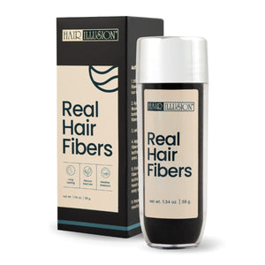 Hair Illusion bote de 38 g negro jet para cabello.