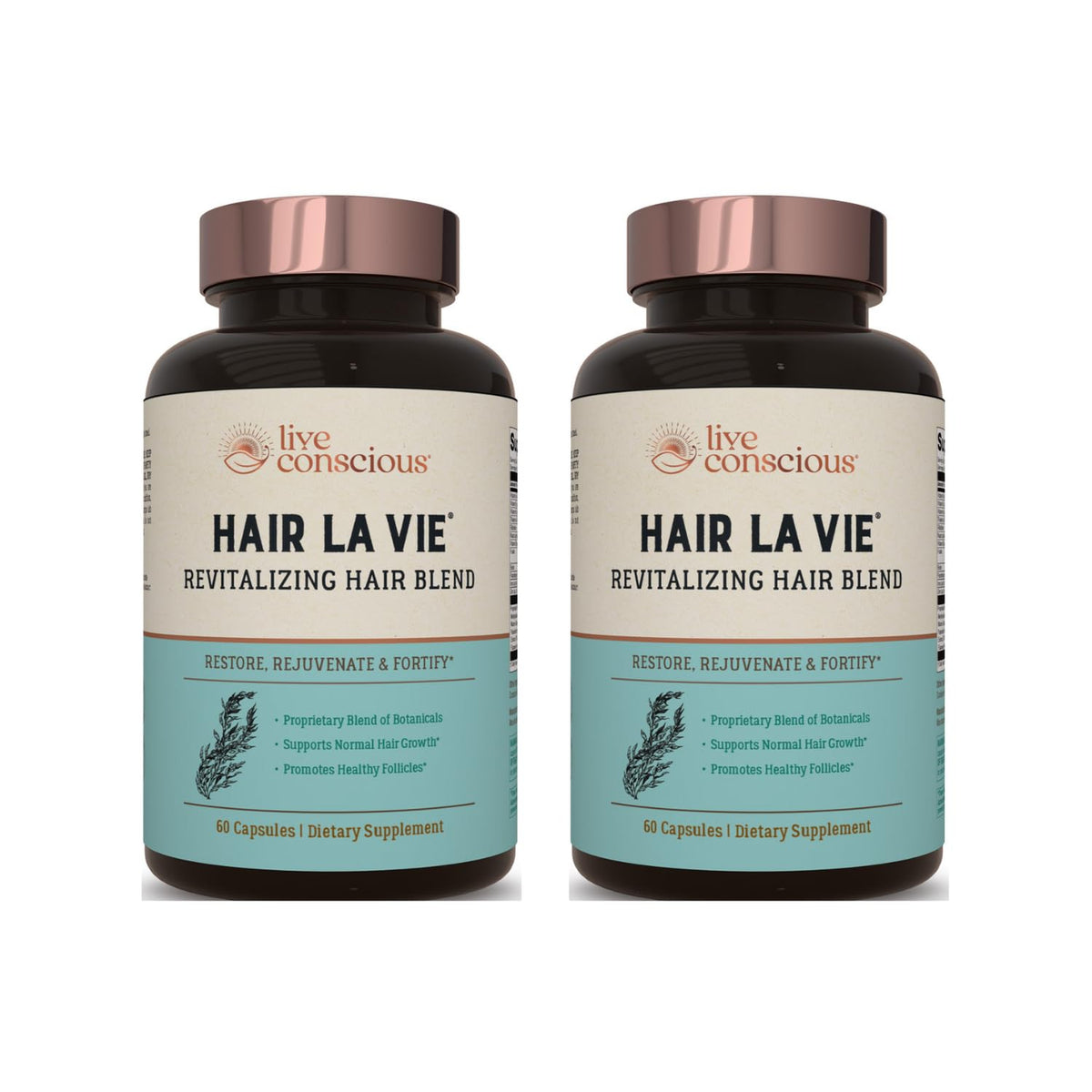 Hair La Vie Revitalizing Blend: caja del producto, ideal para iniciar una rutina de fortalecimiento capilar