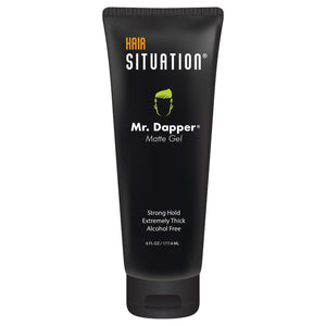 Hair Situation Mr Dapper Gel acabado mate para un look limpio y sin encrespamiento