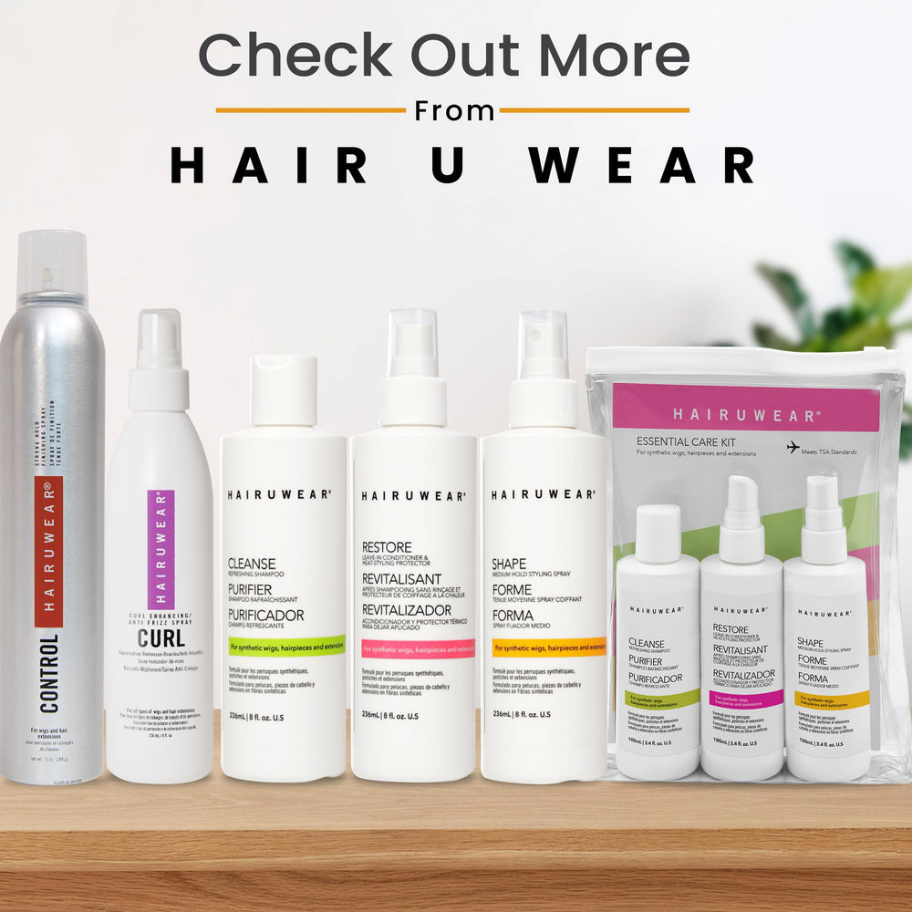 Hair U Wear champú para pelo humano y extensiones, limpia y deja brillo.