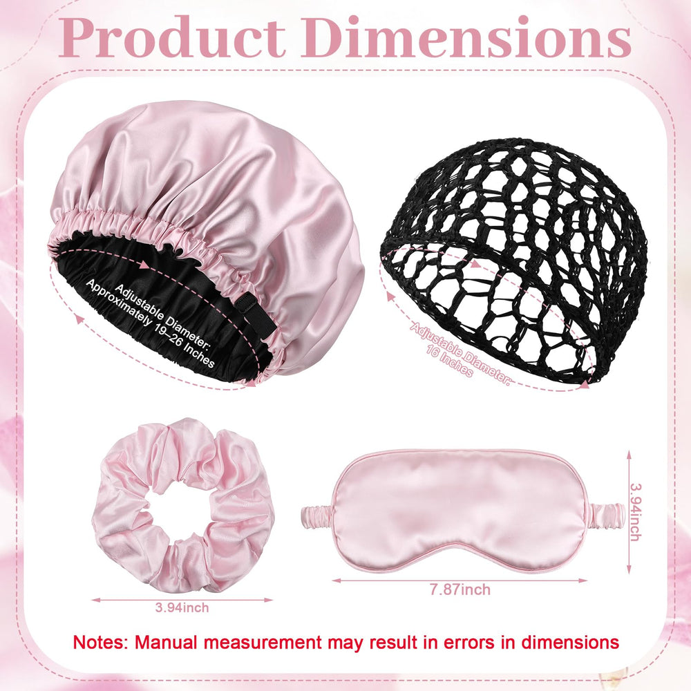 HairChrysm gorro-ajuste-elástico ofrece ajuste seguro durante la noche