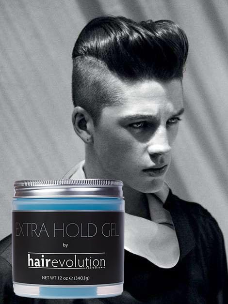 Hairevolution Gel Extra Hold sin residuos ni escamas para acabado limpio
