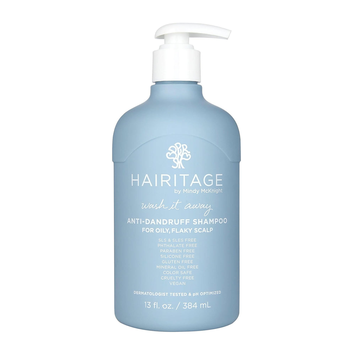 Hairitage Wash It Away: botella vertiendo, experiencia refrescante y control del exceso de grasa.
