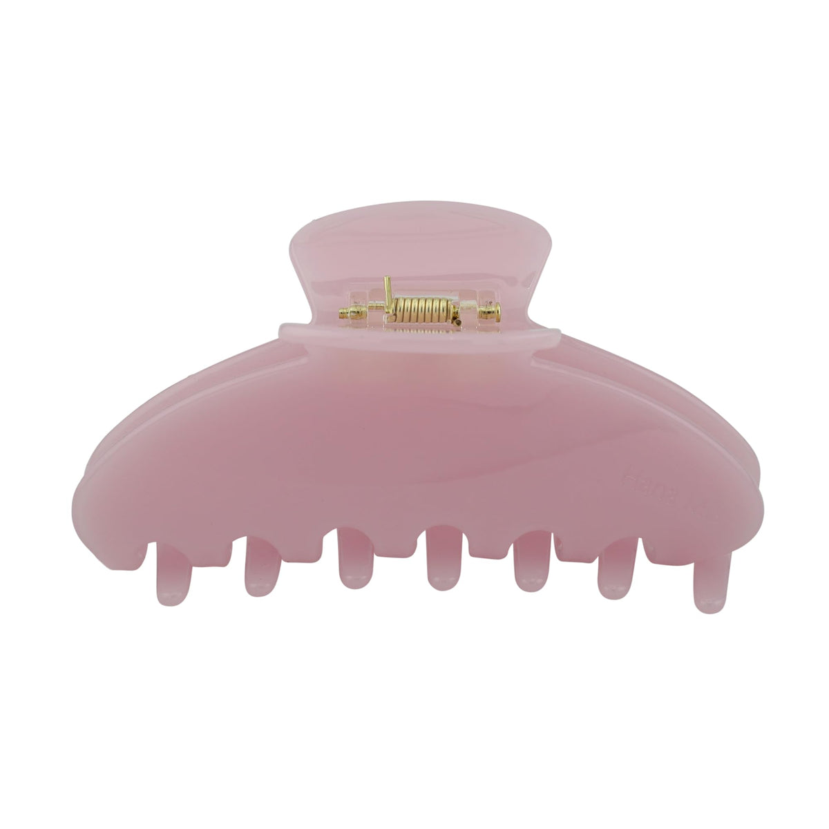 La pinza Hana Mia rosa grande aporta sujeción suave para peinados diarios sin tirar del cabello.