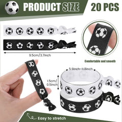 Paquete de 20 elásticos Hanaive para equipos y uso compartido.