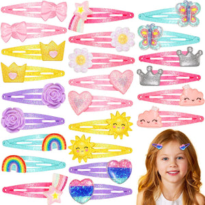 Hanaive clip arcoiris unicornio: accesorio festivo que fija con seguridad el peinado.