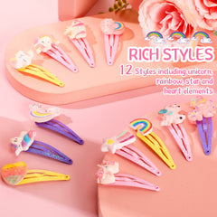 Pinzas Hanaive estrellas resinadas coloridas para crear estilos temáticos.
