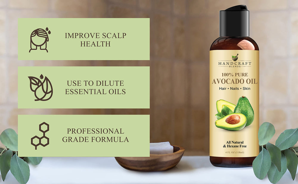 Handcraft Blends aceite de aguacate para masaje, textura suave
