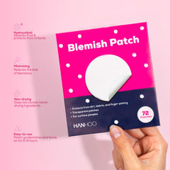 Parche Hanhoo imperfeccion 12 mm cubre manchas grandes sin marcar.