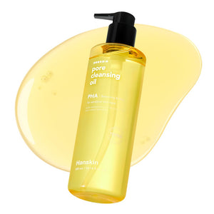 Hanskin botella XL de aceite limpiador PHA, limpieza profunda de poros y desmaquillado.