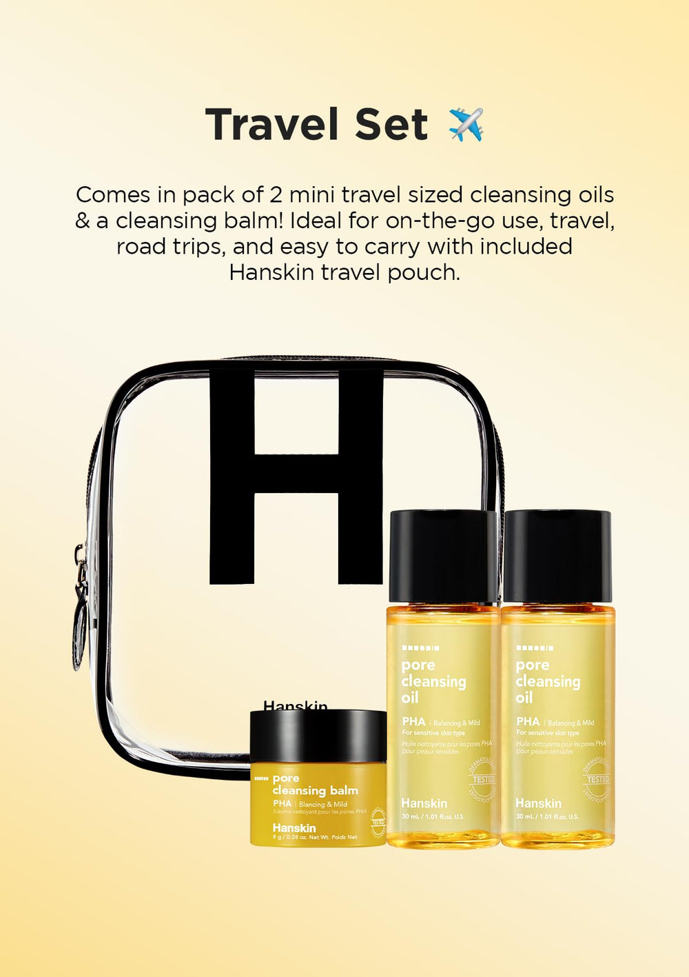 Set regalo Hanskin para cuidado facial equilibrado