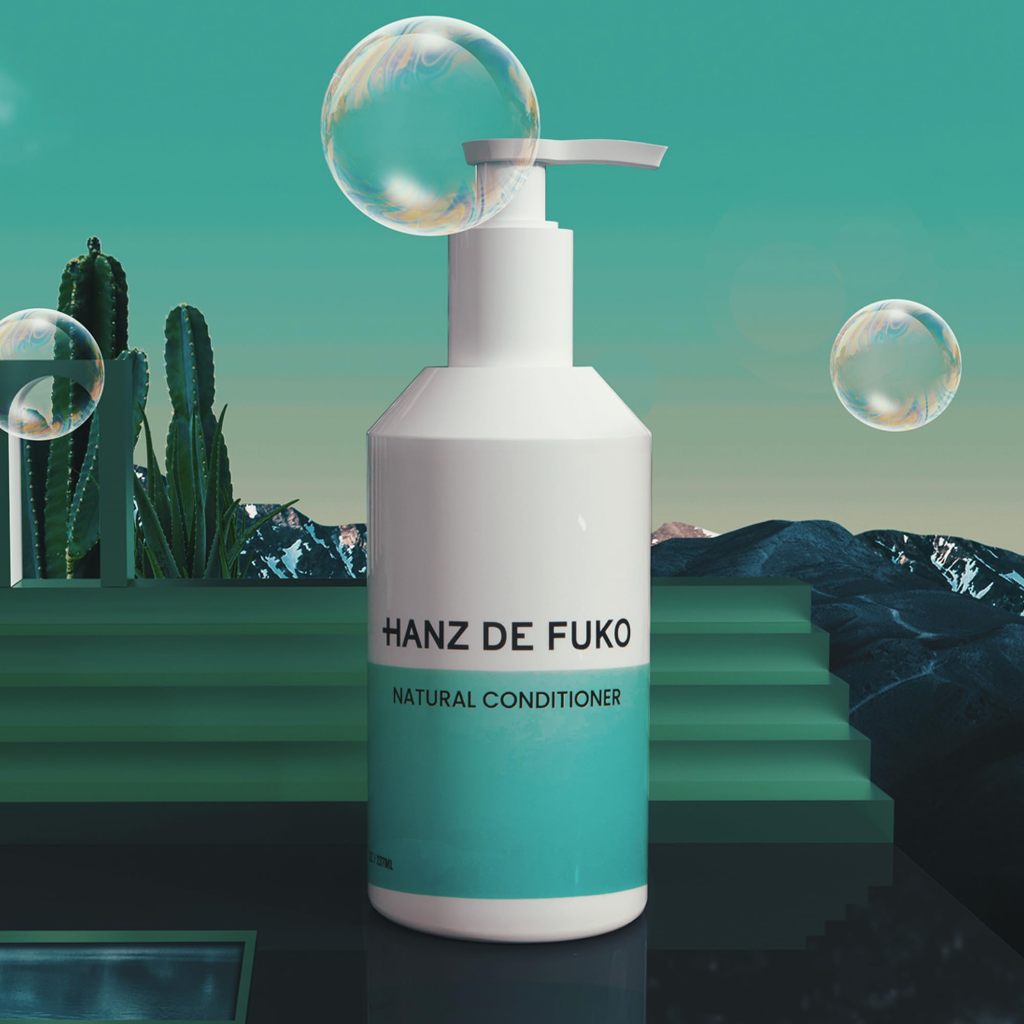 Acondicionador Hanz de Fuko con ingredientes botánicos para nutrición capilar