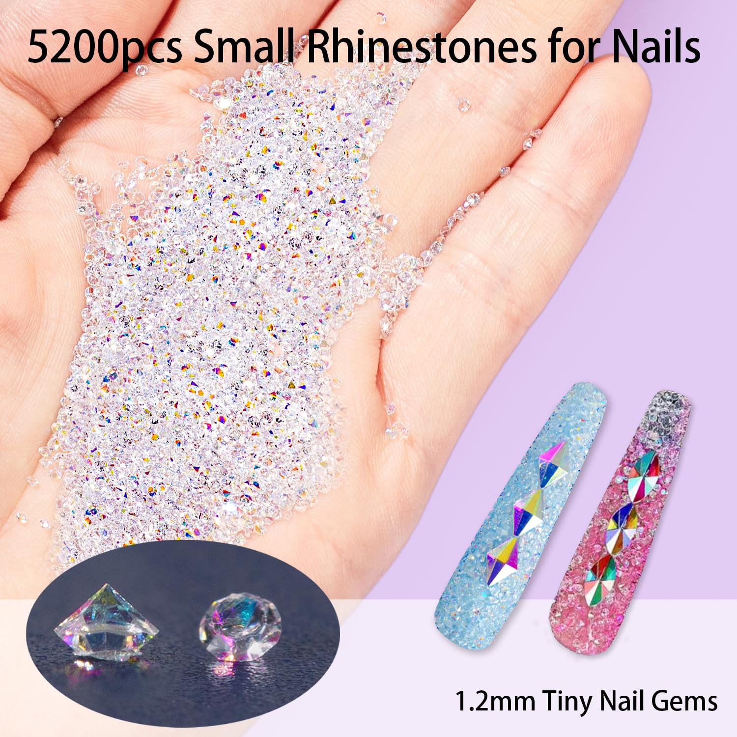 haozher estuche almacenamiento para organizar piedras y charms