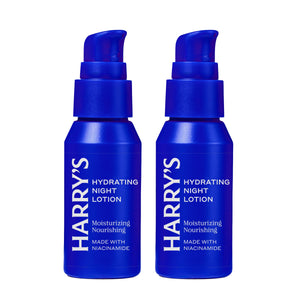 Harry's hidratante nocturno para rostro, textura ligera y absorción rápida.