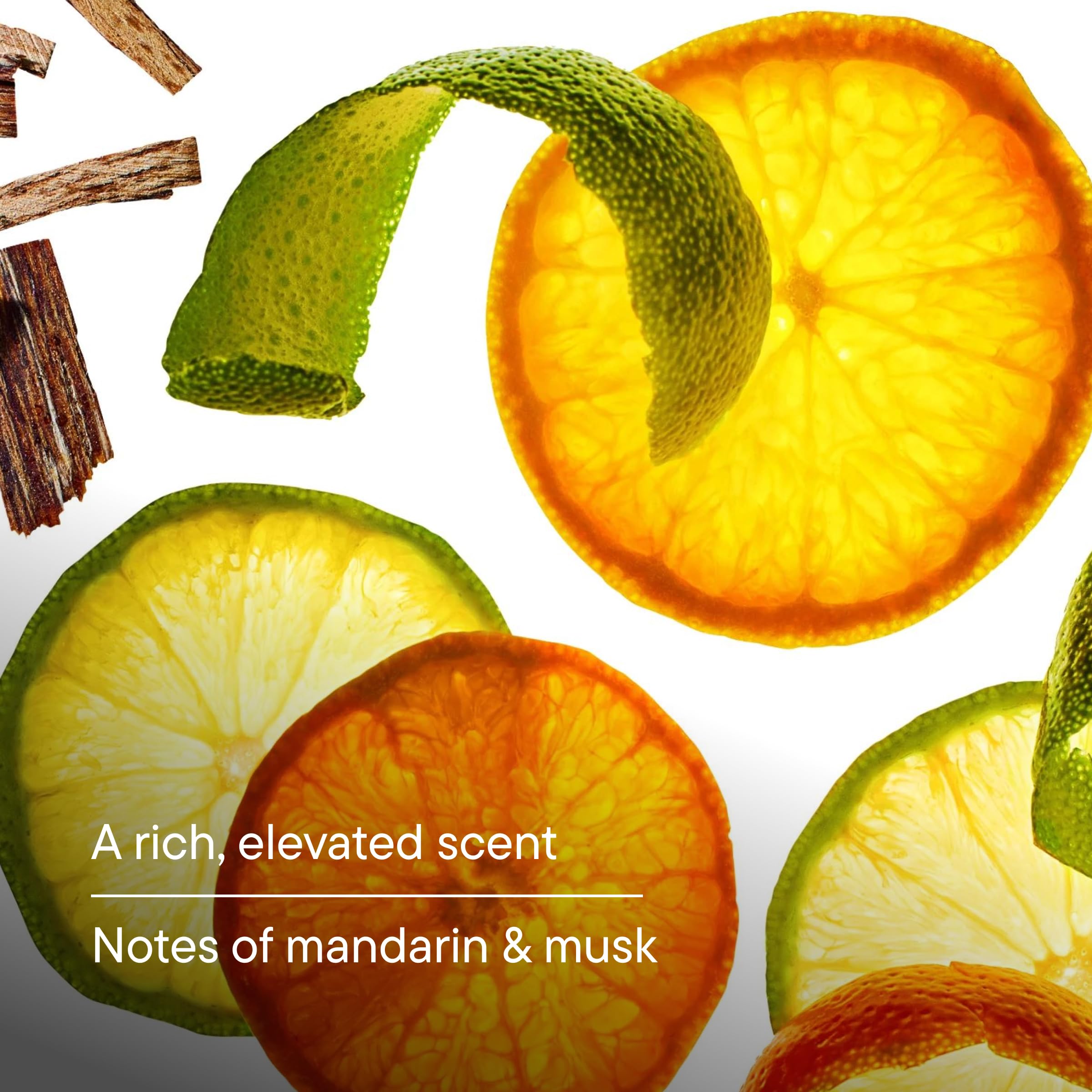 Ingredientes de Harry's Solstice: jengibre y jojoba para piel sensible.