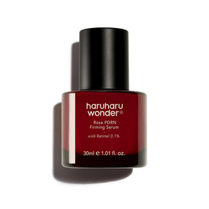 HARUHARU Wonder Rose PDRN Serum en bote, energiza la piel y ayuda a refrescar la tez.