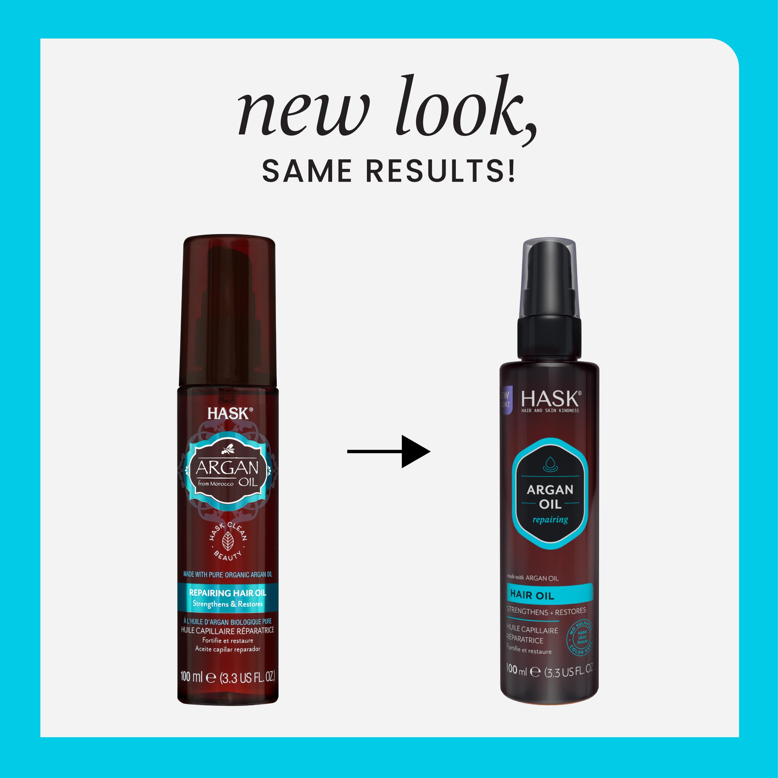Aplicación en cabello mojado con HASK Argan para acabado sedoso