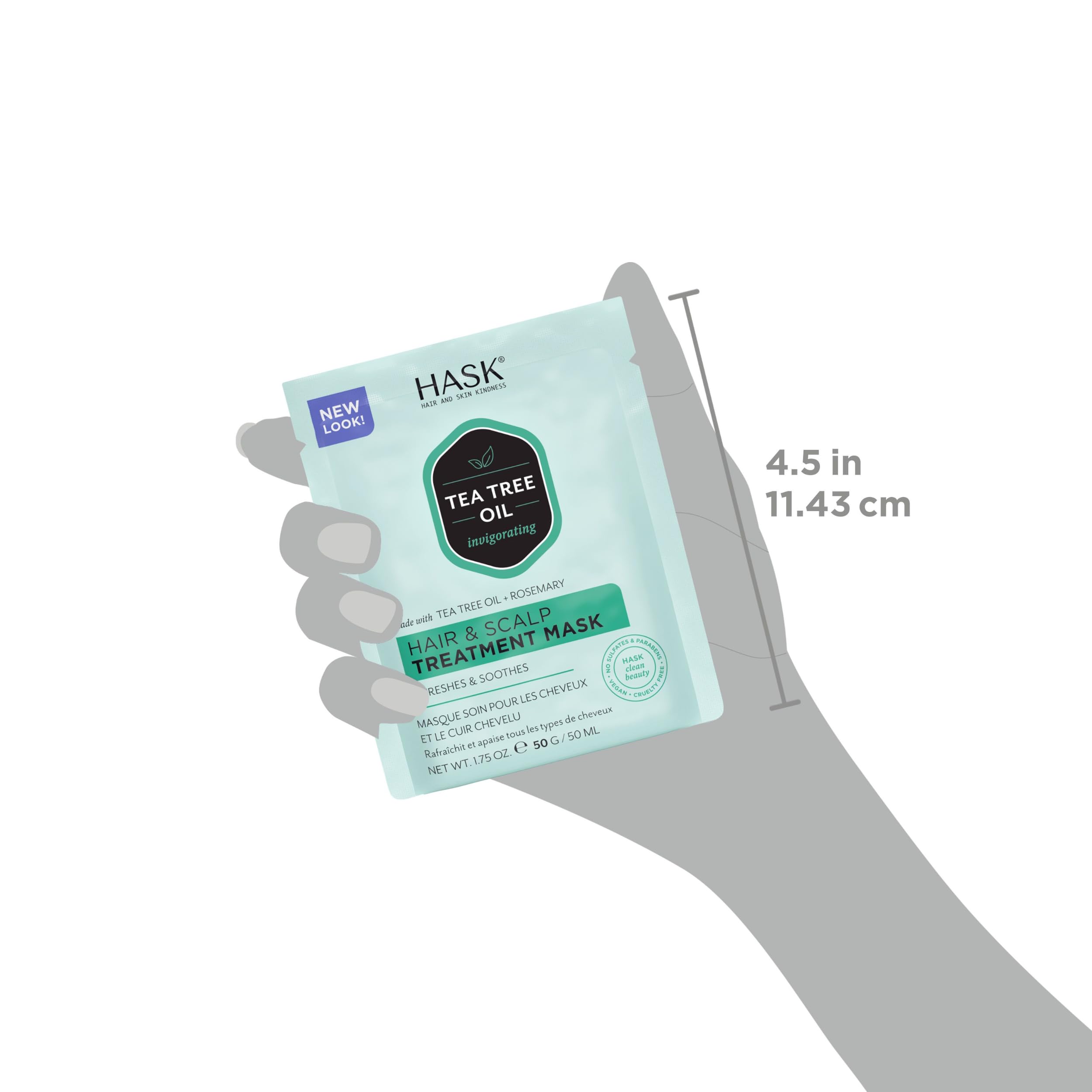 Sin sulfatos ni parabenos, HASK cuida el cabello sin irritantes.