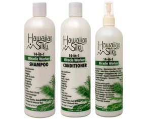 Champú Hawaiian Silky 14-en-1 Milagro para brillo suave