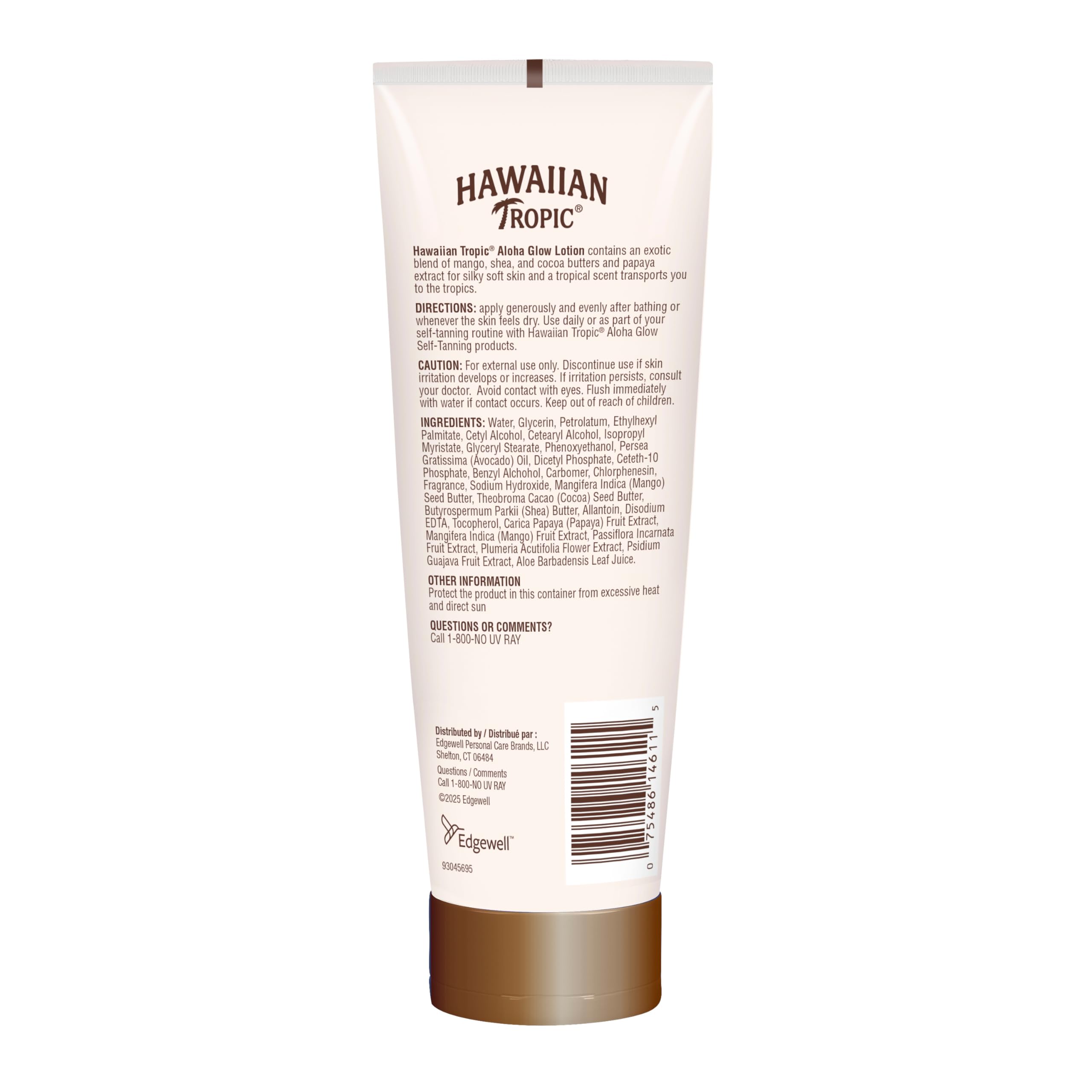 Ideal para piel seca, hidratación diaria con Hawaiian Tropic Aloha Glow.