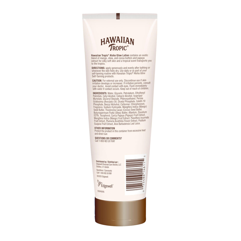Ideal para piel seca, hidratación diaria con Hawaiian Tropic Aloha Glow.