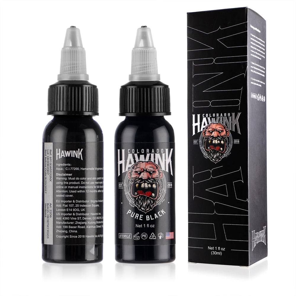 HAWINK aplicación tinta negra fluida y fácil de usar