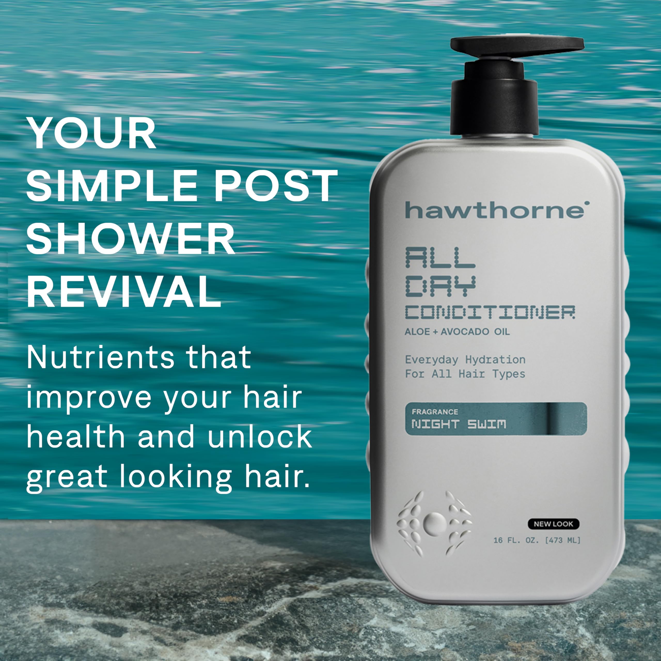 Etiqueta Hawthorne All Day con fragancia Blue Spruce Bergamot para una experiencia sofisticada