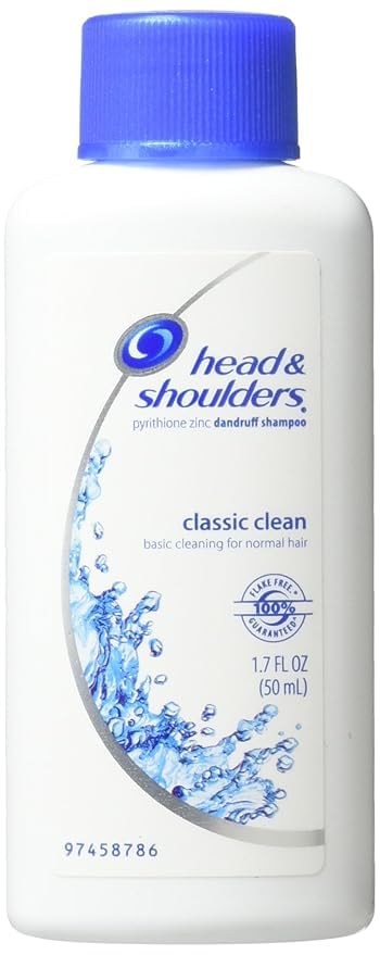 Head & Shoulders Classic Clean, champú en envase de 1,70 onzas para viajar
