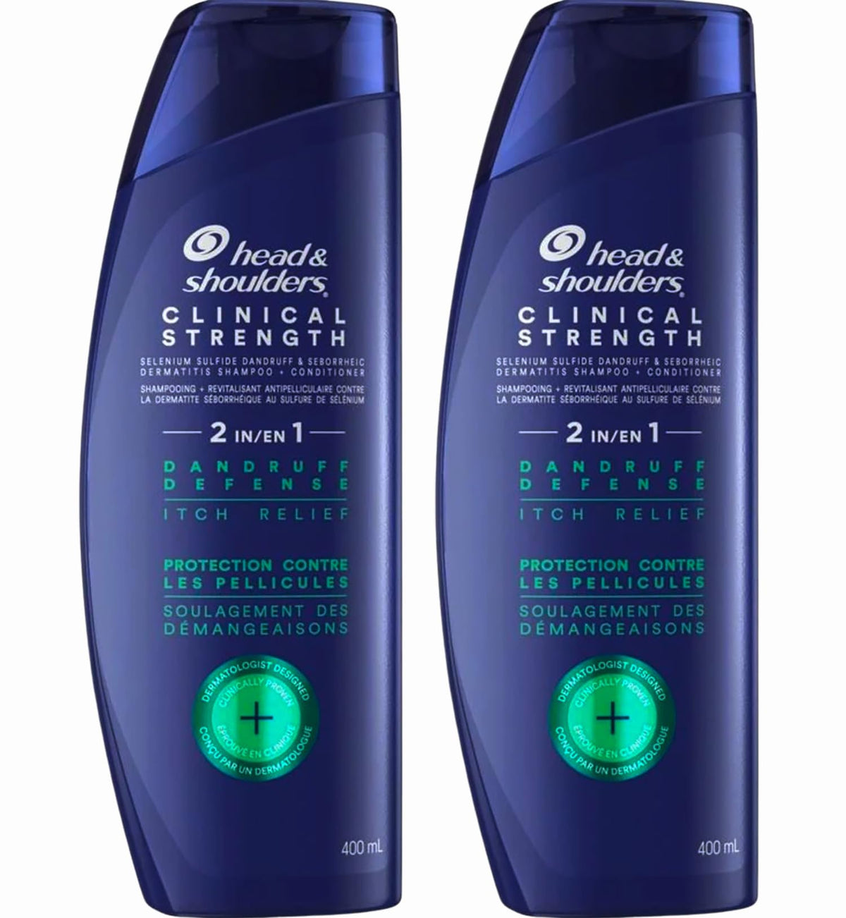 Head & Shoulders Fuerza Clínica, enfoque en botella, alivio del picor y control de la caspa