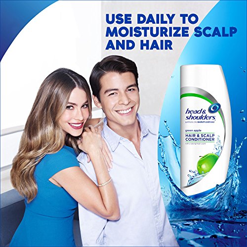Head & Shoulders Acondicionador Manzana Verde, etiqueta frontal destacando aroma fresco.
