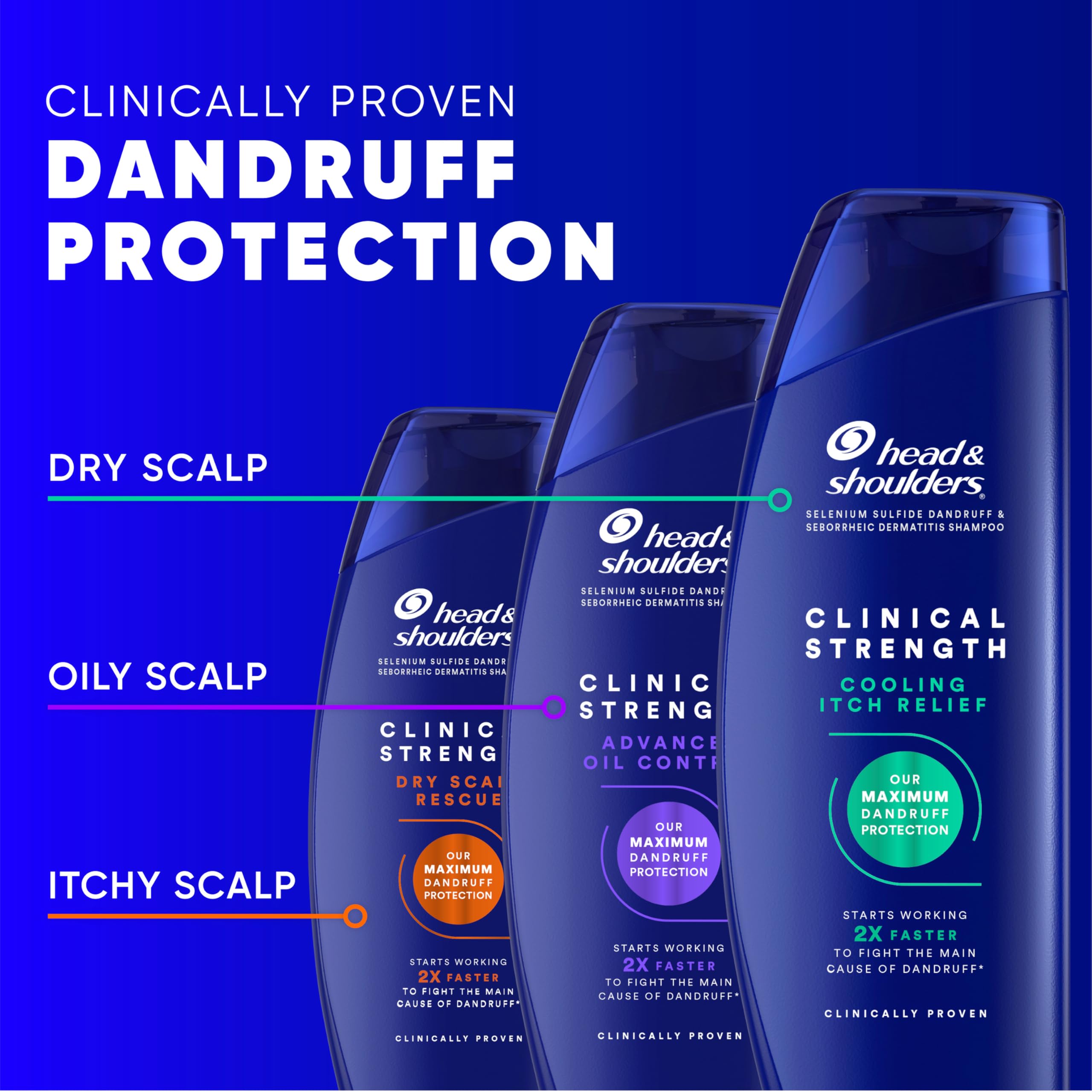 Head & Shoulders shampoo creamy lather close-up for a rich cleanse