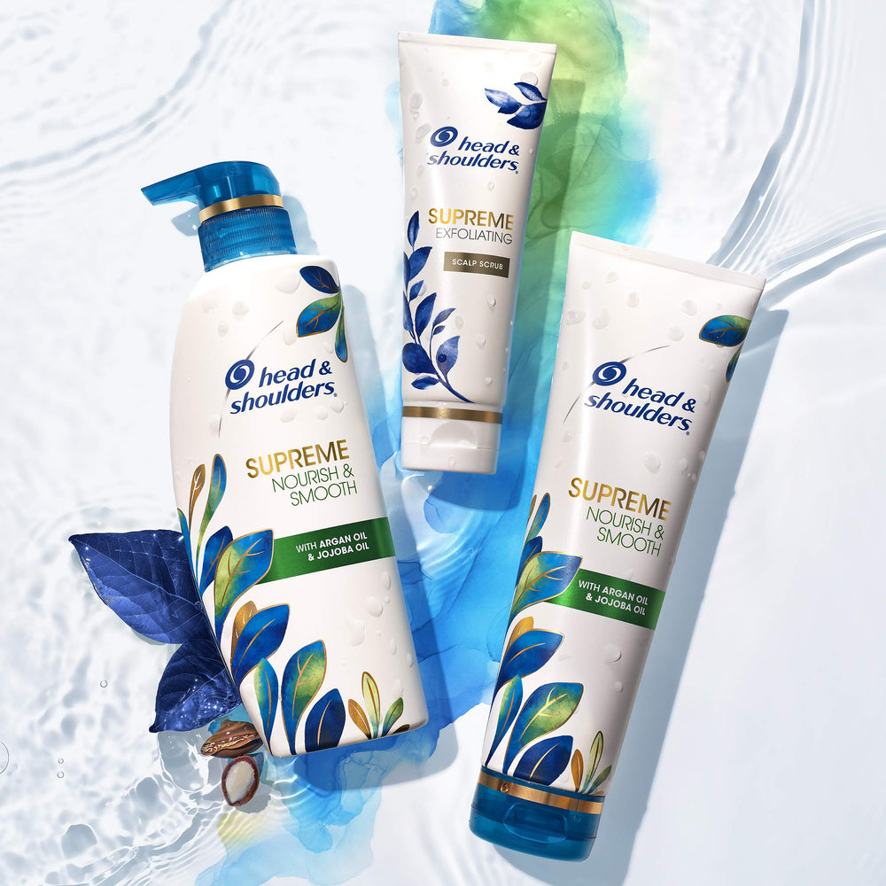 Head & Shoulders Supreme exfoliante crea base saludable para cabello desde el cuero cabelludo